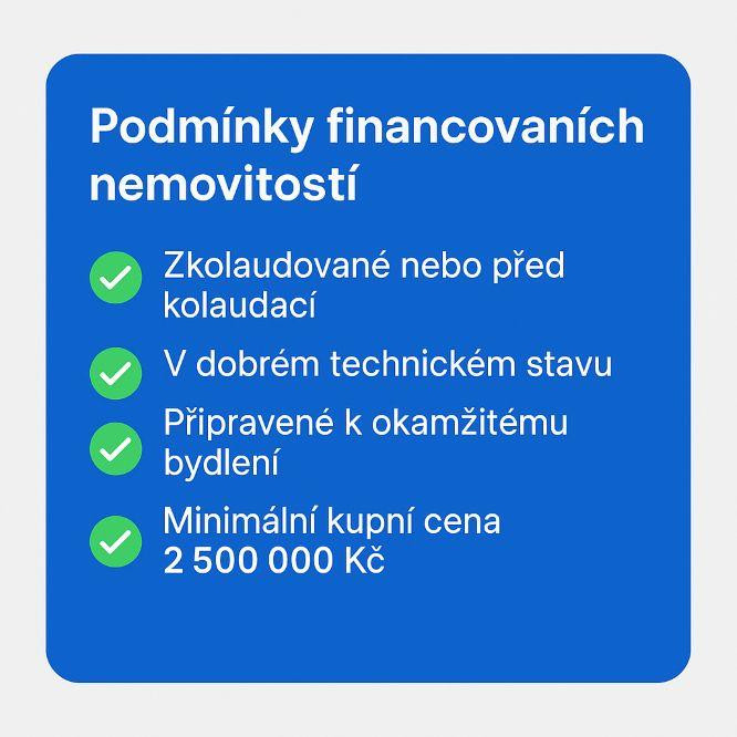 Podmínky financování bytu formou nájmu
